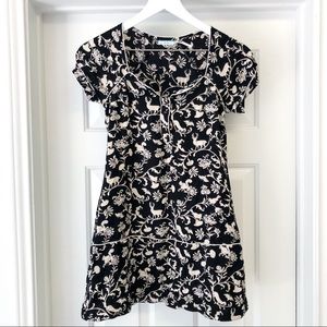 Rare Kimchi Blue Deer, Bird, Squirrel Dress